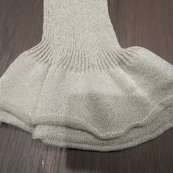 New Maria Di Ripabianca Metallic Knit Top Pullover Sweater I 42 / US 6 / M - Picture 4 of 7